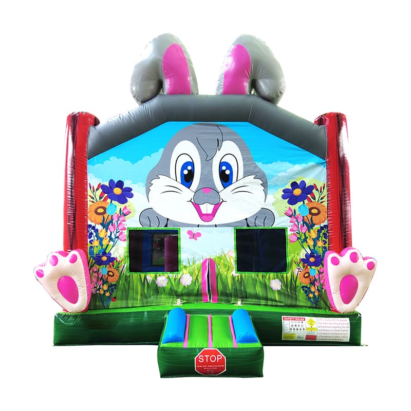 Inflatable Easter Bunny Combo for Commercial Use